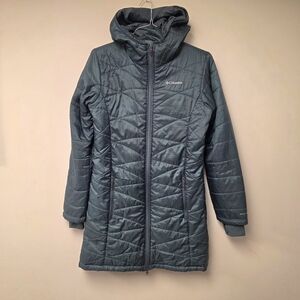 Columbia Mighty Lite Hooded Omni-Heat Jacket Green - Size Large